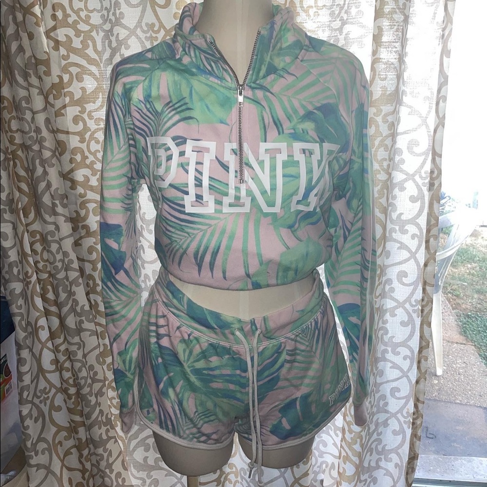 PINK Sweat Outfit Set